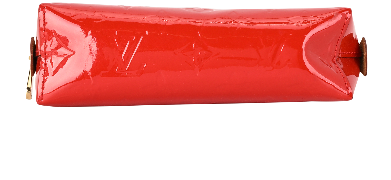 Louis Vuitton Cosmetic Pouch, &pound;320, Accessories, Red, Patent Leather, Top view